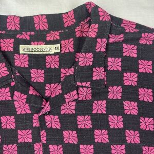 The Roosevelts RSVLTS Originals 4X Bamboo Cotton Hawaiian Print Shirt Button Up